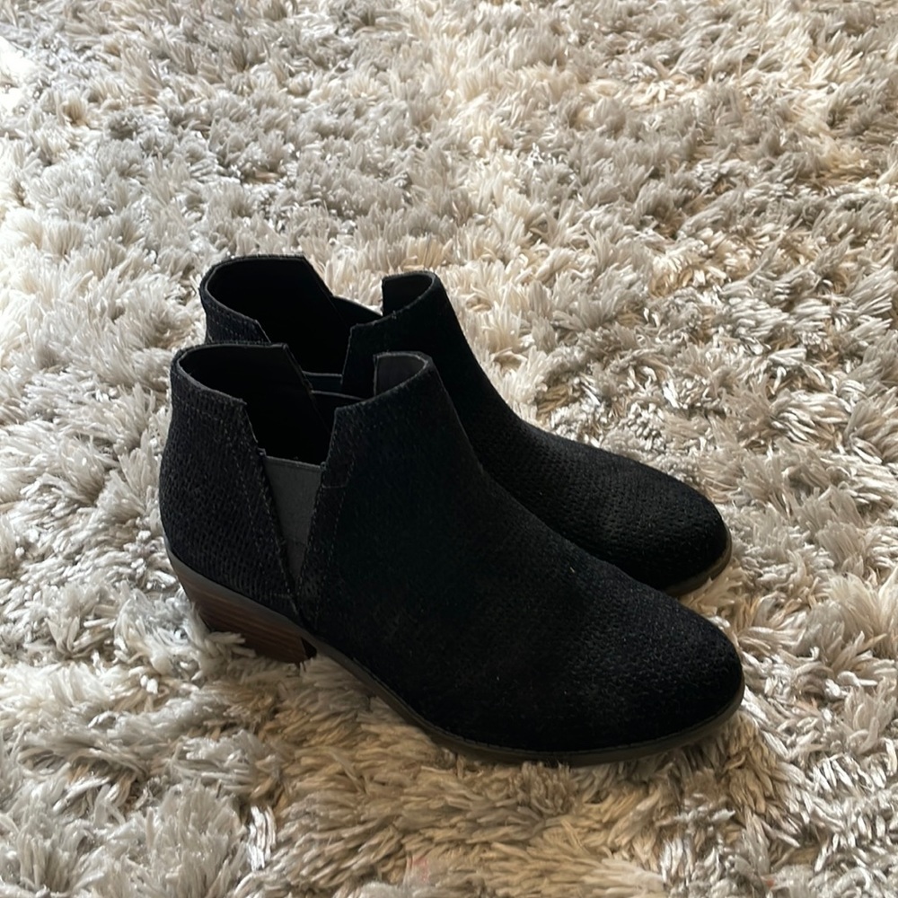 Crown Vintage Black Suede booties